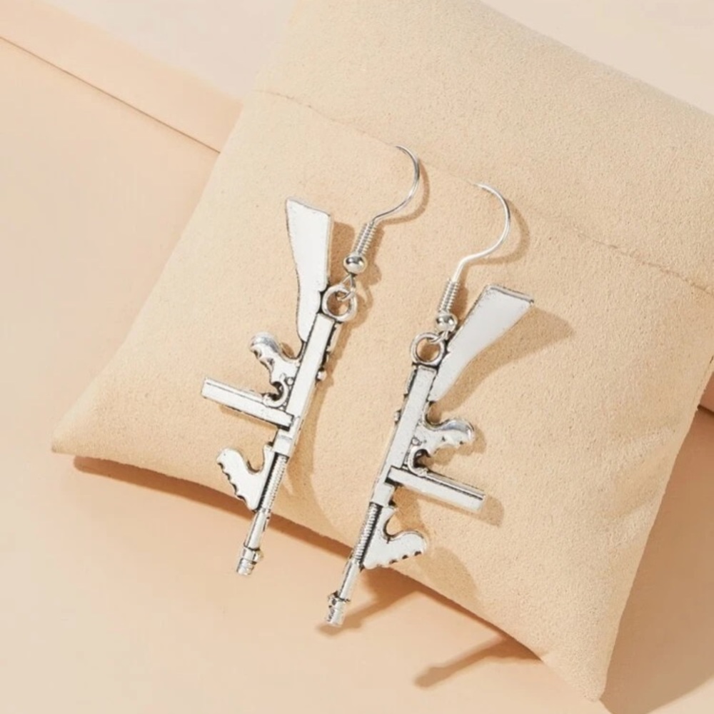Gun Shaped Earrings🔫